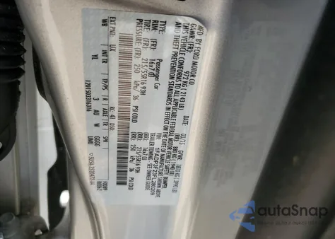 2015 Ford Focus Se z USA, uszkodzony, nr VIN 1FADP3F23FL280209